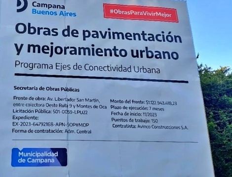 RECLAMOS POR LA OBRA DE LA RUTA 4