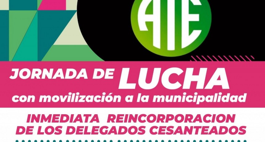 MANIFESTACIÓN DE ATE EN CAMPANA
