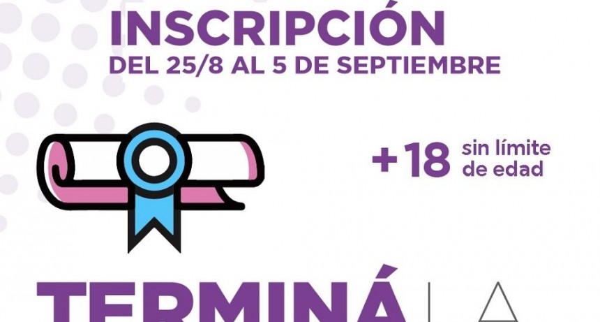 TERMINÁ LA SECUNDARIA