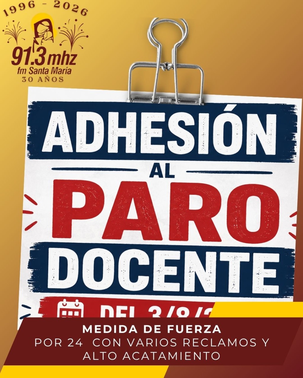 PARO NACIONAL DOCENTE