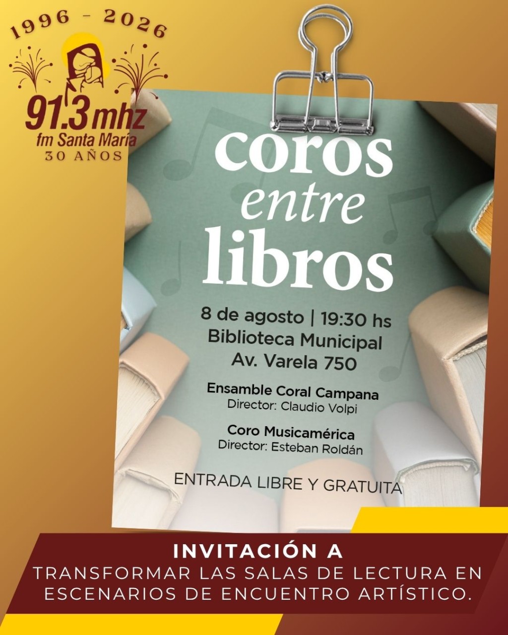 COROS ENTRE LIBROS