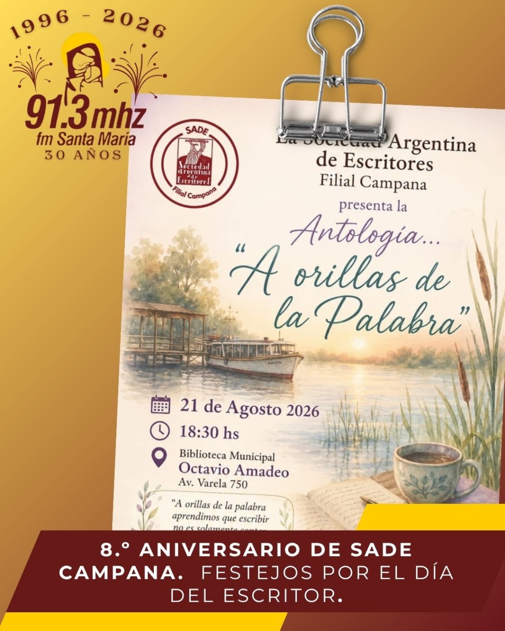ANIVERSARIO LITERARIO