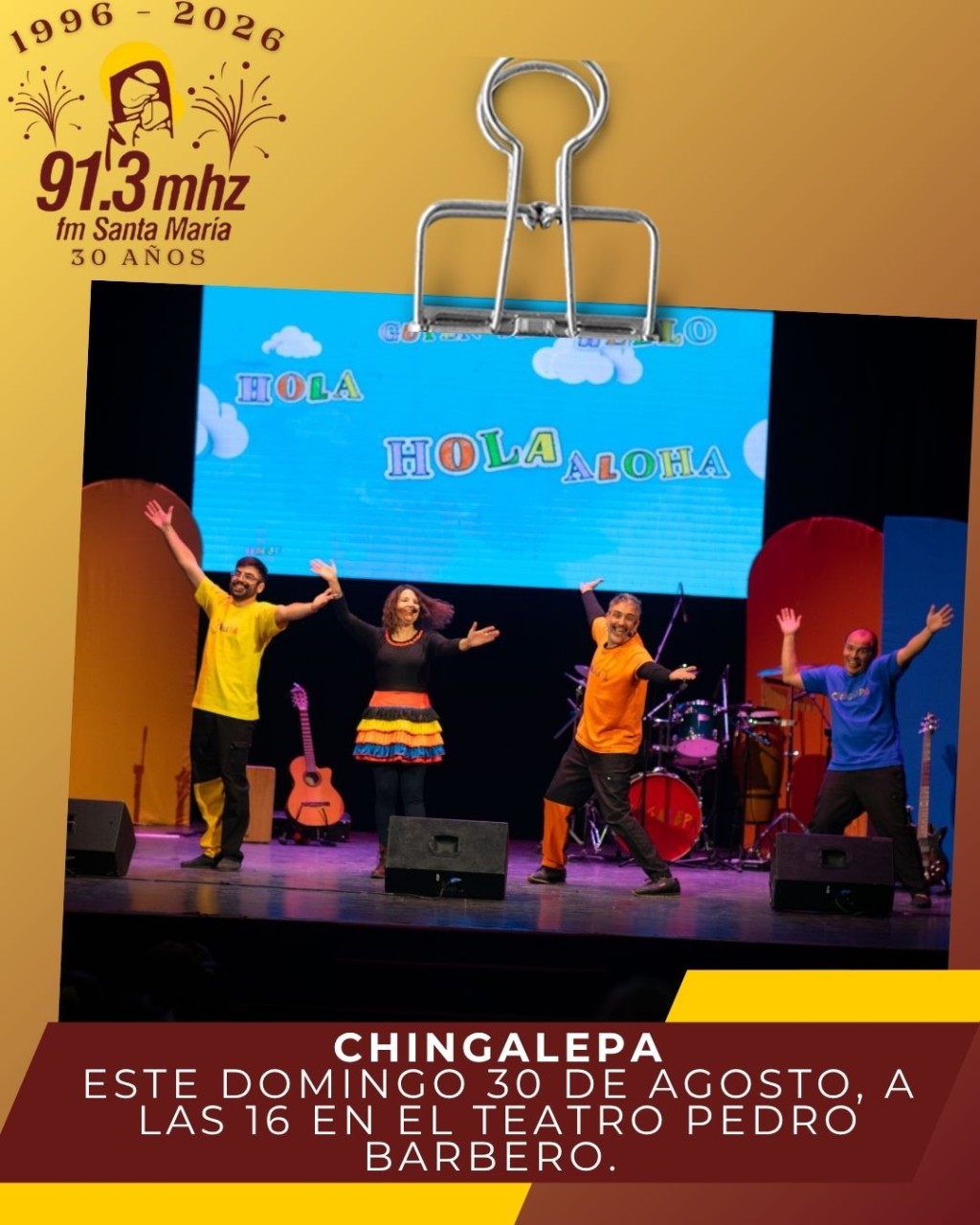 CHINGALEPA PRESENTAR&Aacute; "SOPLAR&Eacute;, SOPLAR&Eacute;"