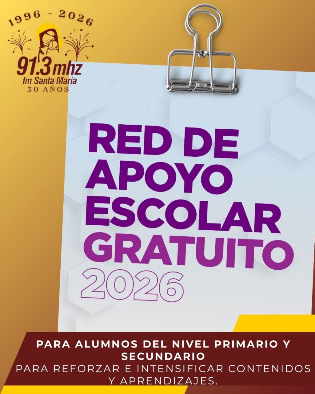 APOYO ESCOLAR GRATUTITO