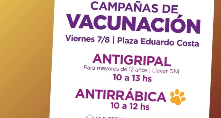 VACUNACI&Oacute;N ANTIGRIPAL EN LA PLAZA