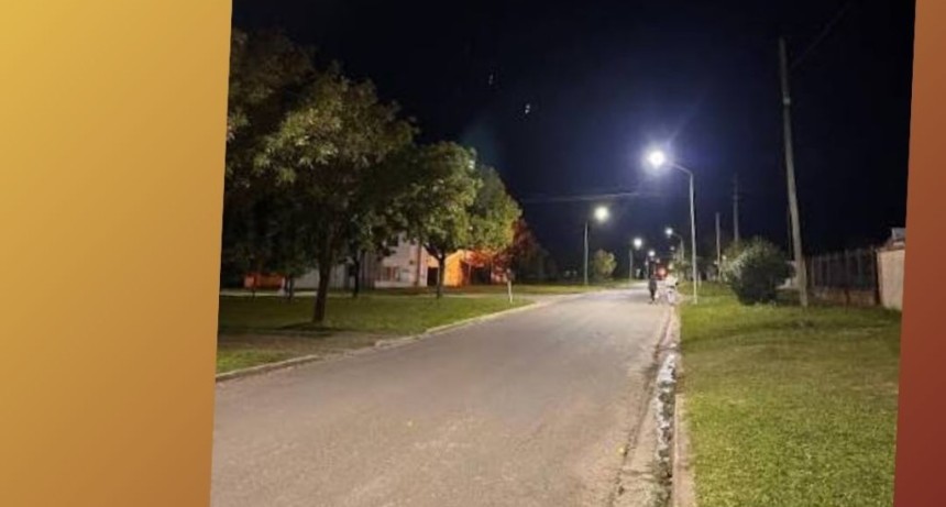 NUEVAS LUMINARIAS EN EL BARRIO DON FRANCISCO