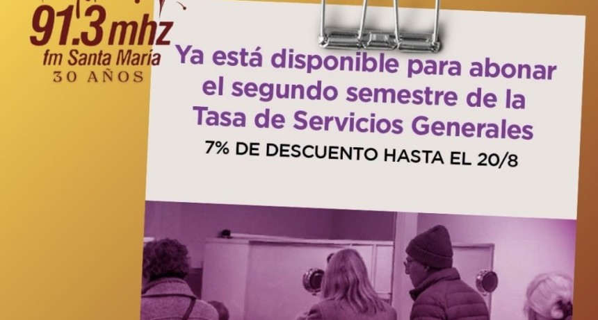 BENEFICIO POR EL PAGO SEMESTRAL DE LAS TASAS