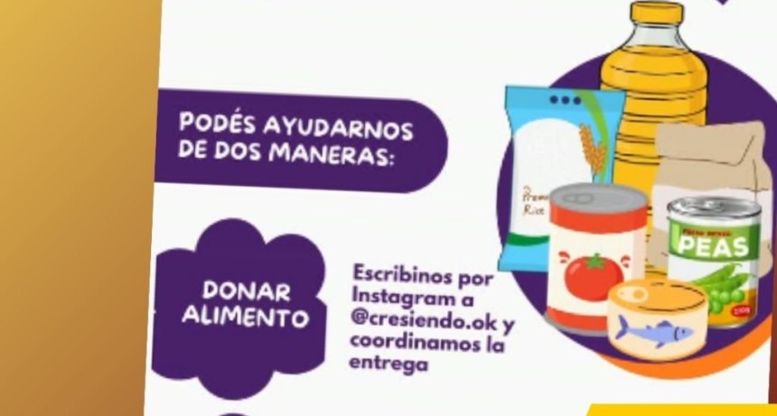 CRESIENDO NECESITA AYUDA