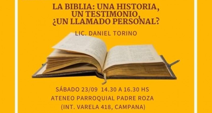 UN ENCUENTRO CON LA BIBLIA