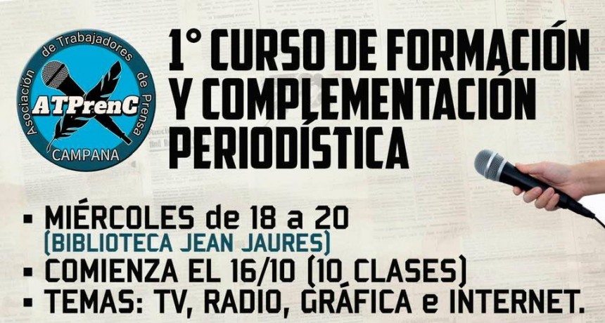 CURSO DE CAPACITACIÓN EN PERIODISMO