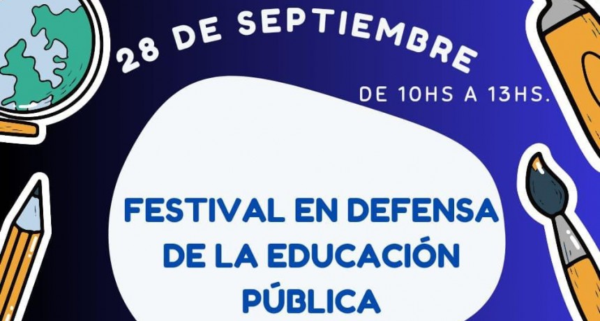 FESTIVAL EN DEFENSA DE LA EDUCACIÓN PÚBLICA