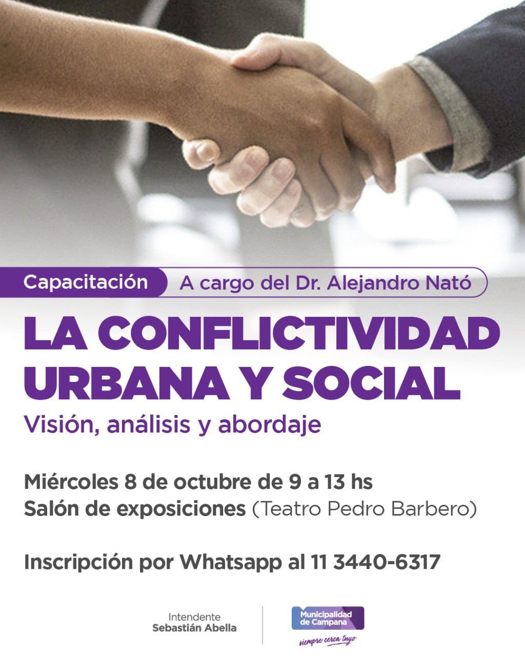 CAPACITACIÓN SOBRE LA CONFLICTIVIDAD URBANA Y SOCIAL