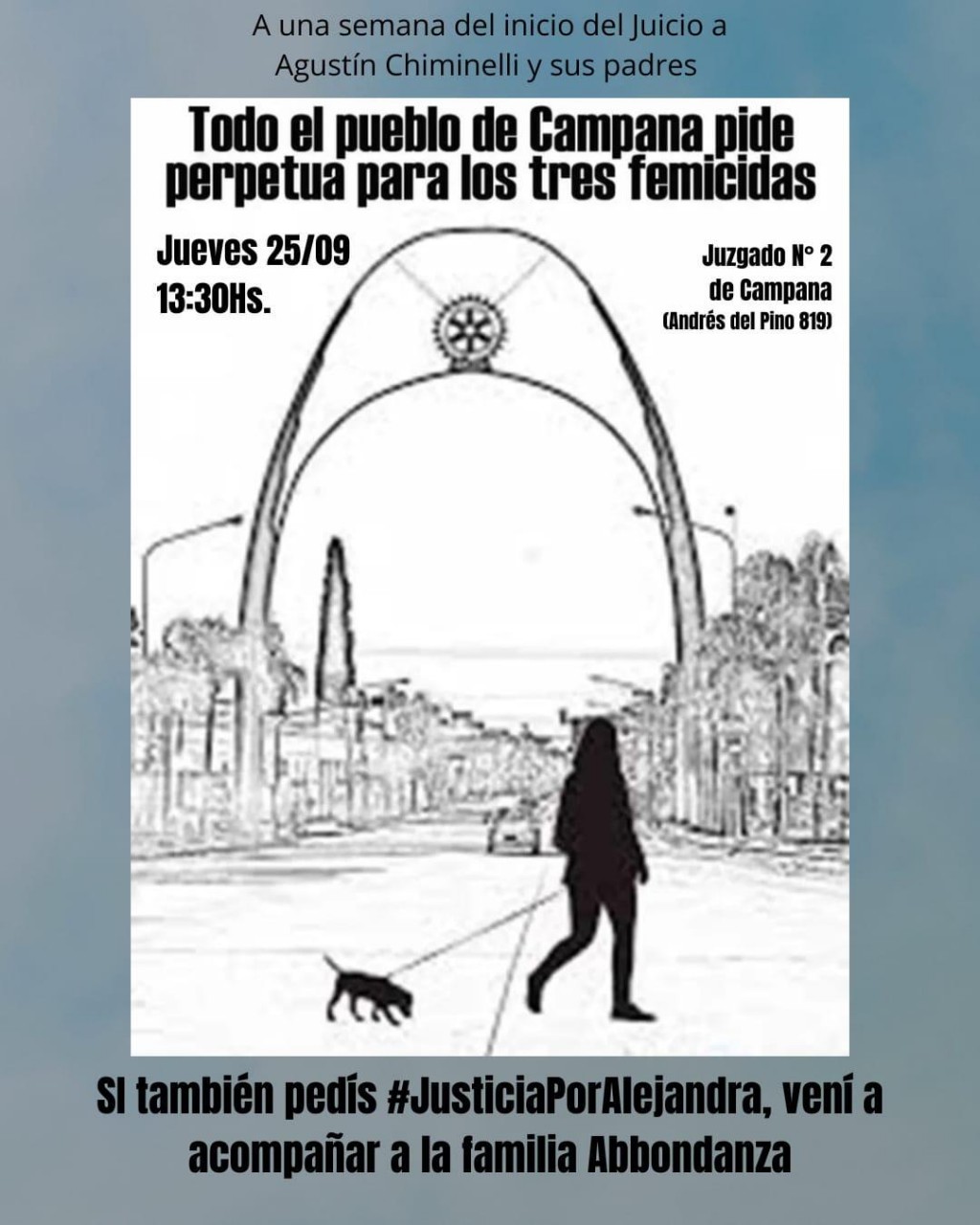 JUICIO POR EL FEMICIDIO DE ALEJANDRA ABBONDANZA