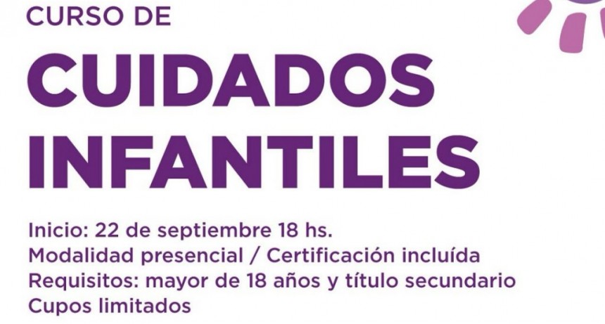 CURSO DE CUIDADOS INFANTILES
