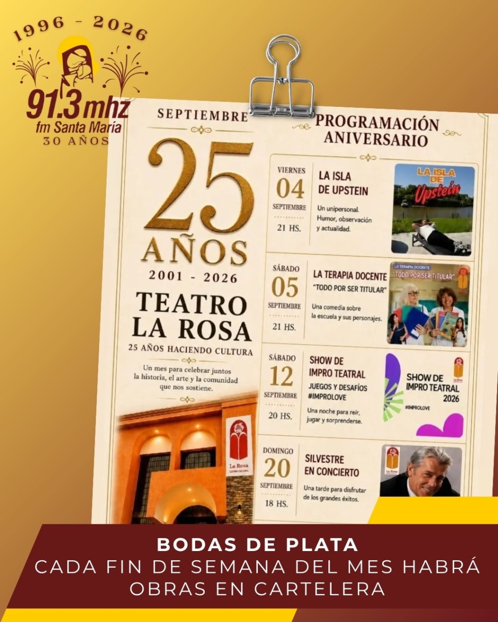 BODAS DE PLATA