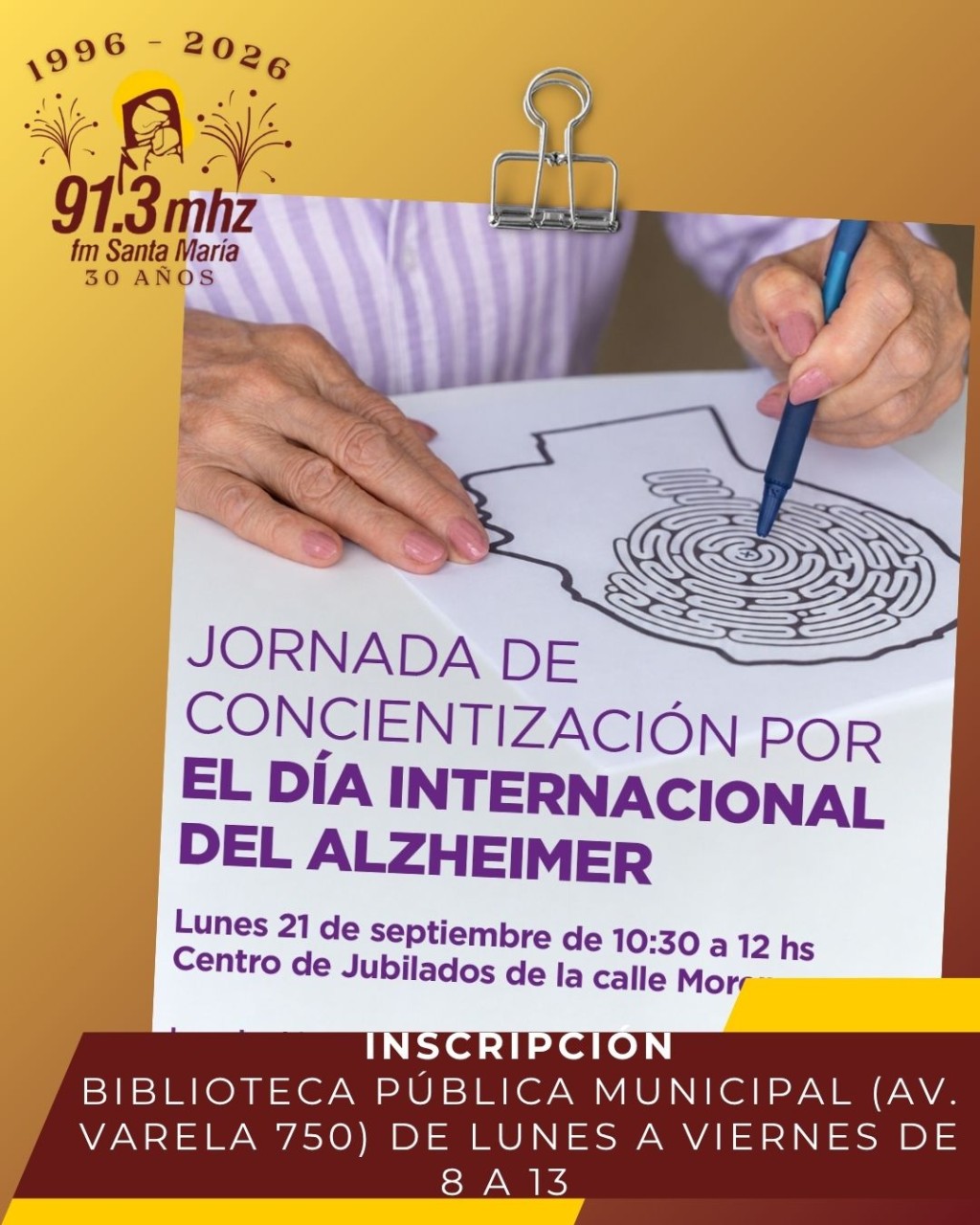 D&Iacute;A MUNDIAL DEL ALZHEIMER