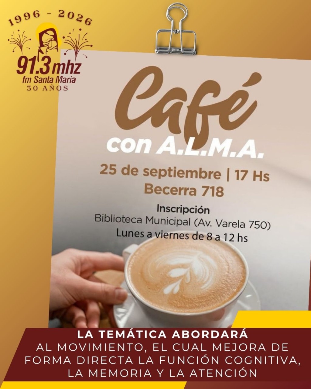 CAF&Eacute; CON ALMA