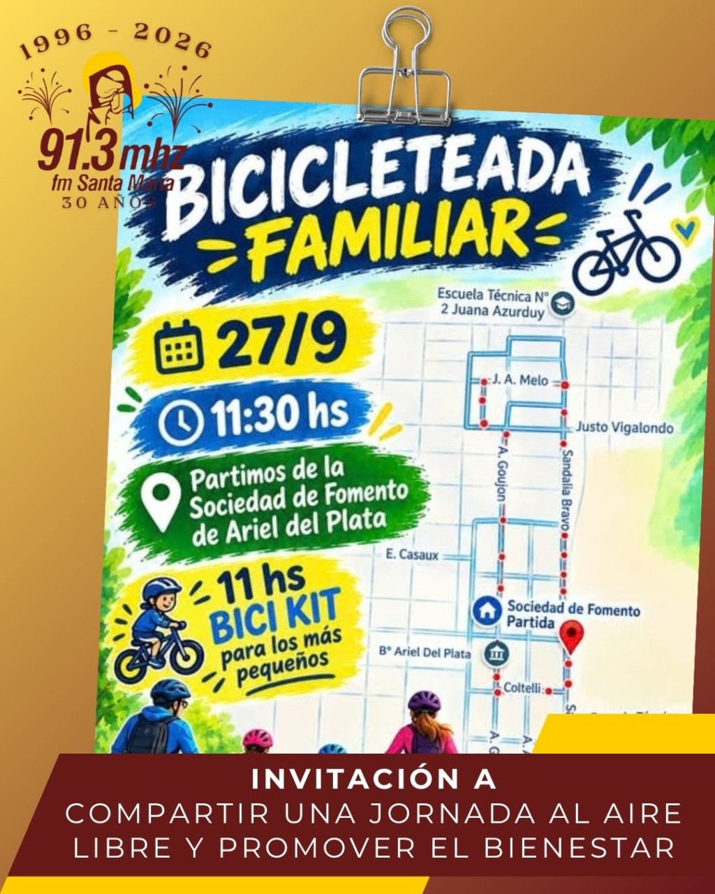 BICICLETEADA FAMILIAR