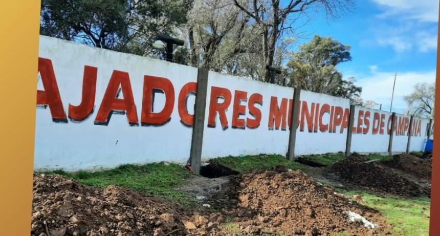 OBRAS EN EL CAMPING DEL SINDICATO MUNICIPAL