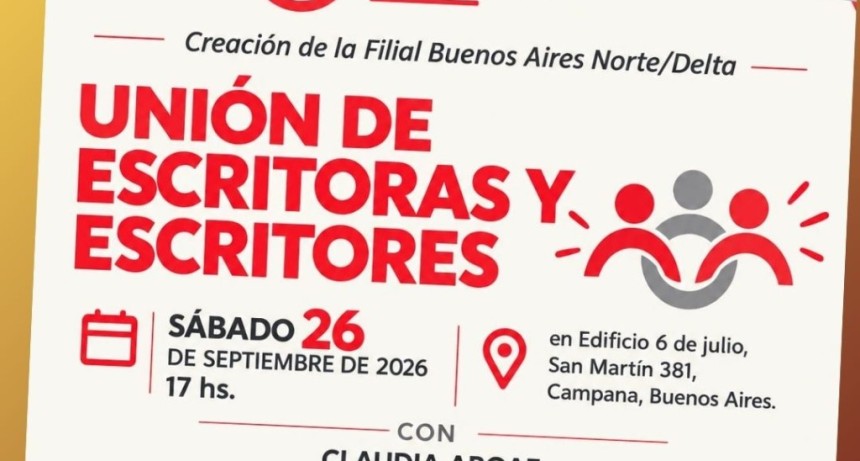 UNA NUEVA ASOCIACI&Oacute;N DE ESCRITORES EN CAMPANA