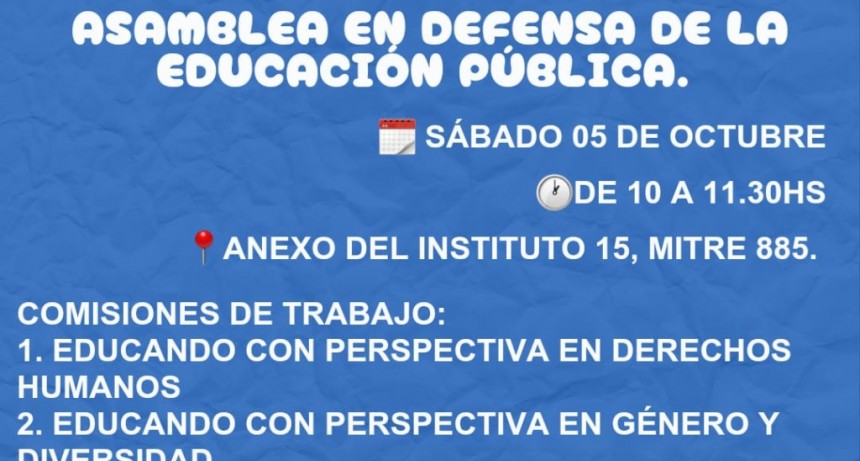 ASAMBLEA POR LA EDUCACIÓN