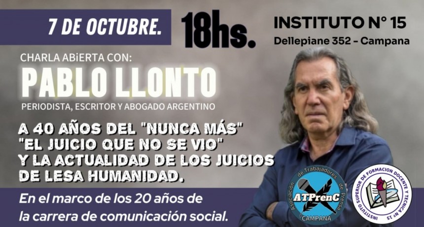 PABLO LLONTO EN CAMPANA