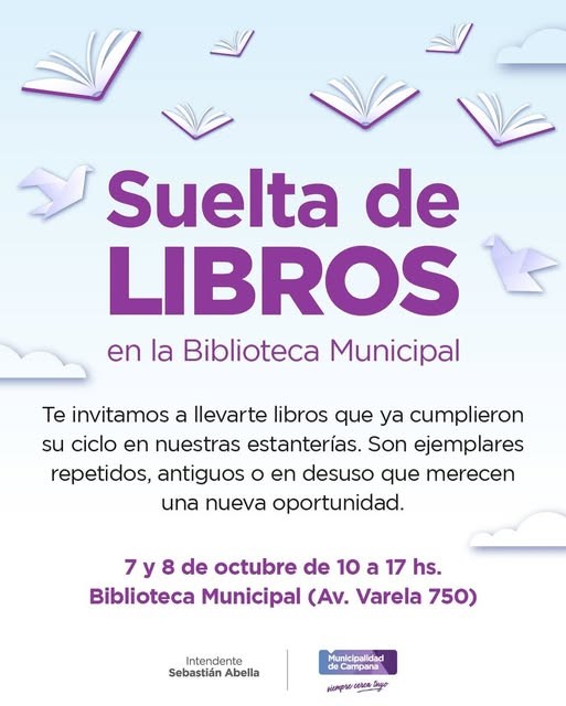 SUELTA DE LIBROS EN LA BIBLIOTECA MUNICIPAL
