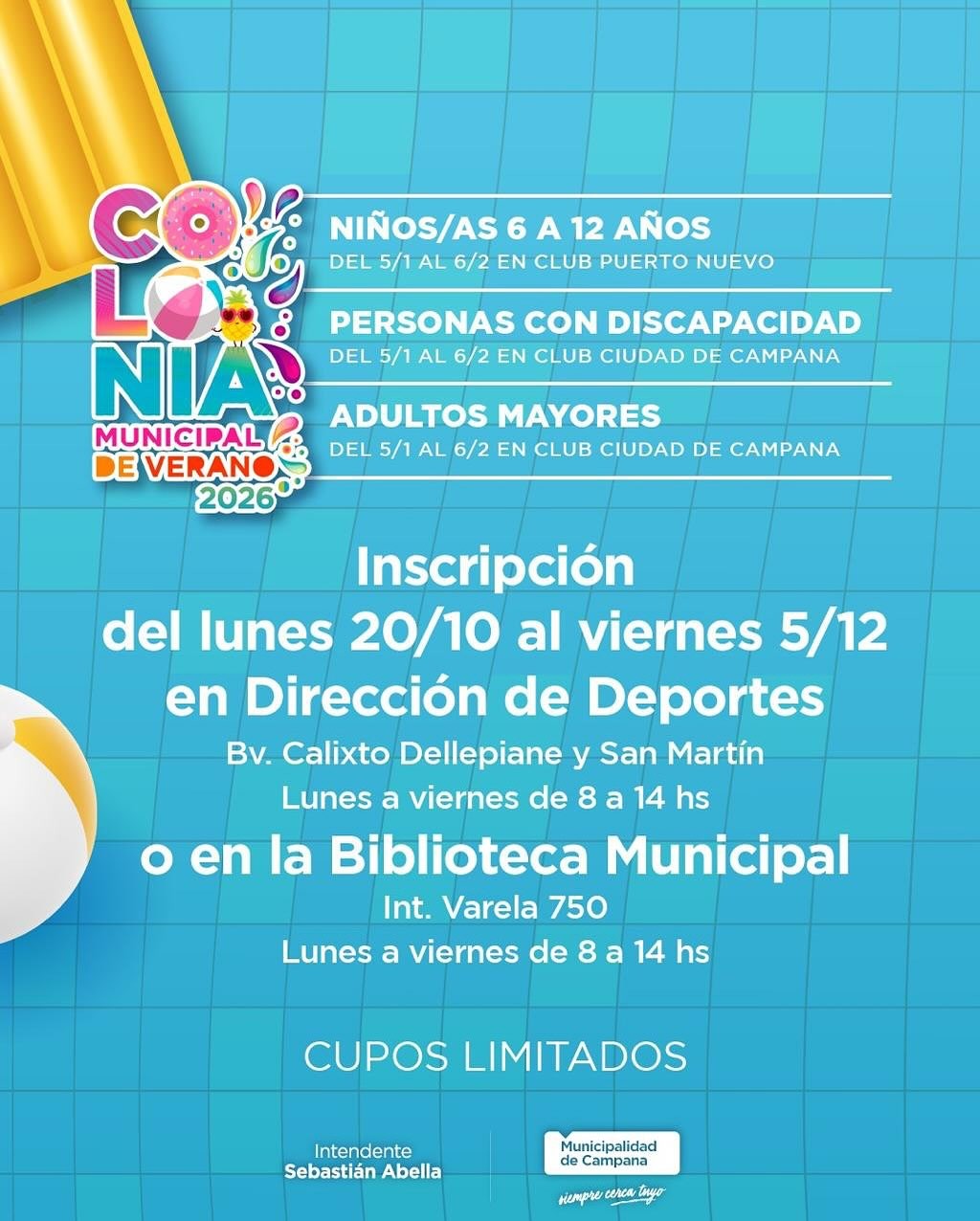 COLONIA MUNICIPAL DE VERANO