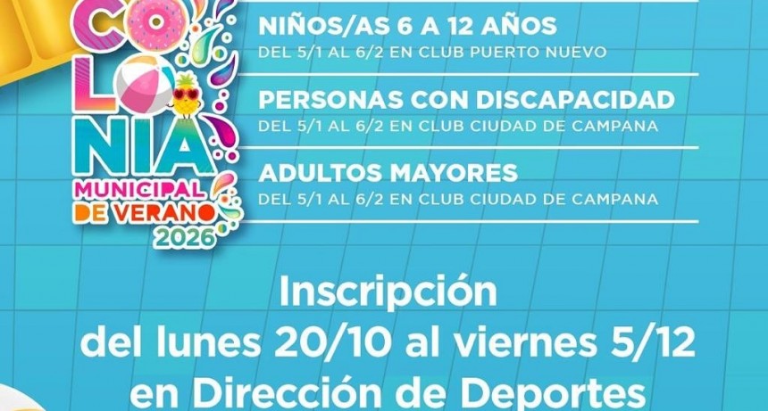 COLONIA MUNICIPAL DE VERANO