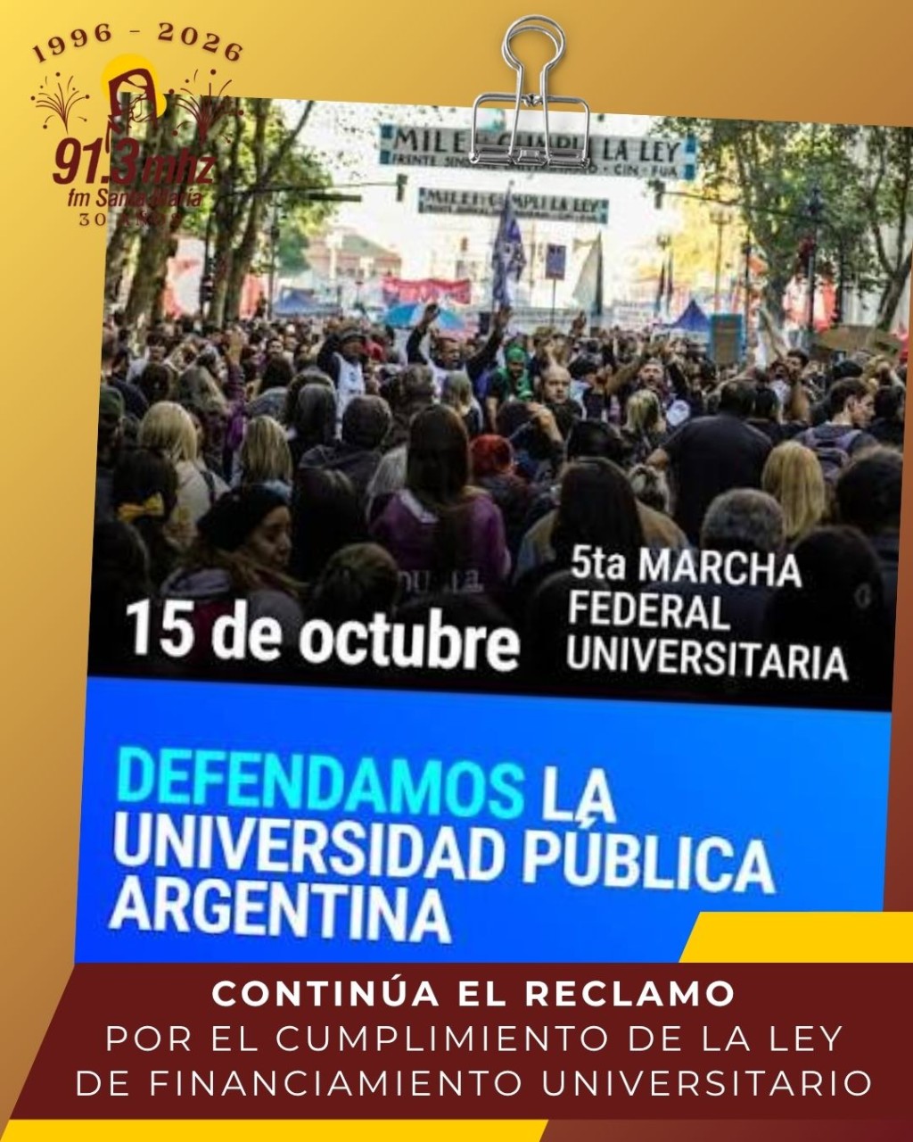 MARCHA FEDERAL UNIVERSITARIA