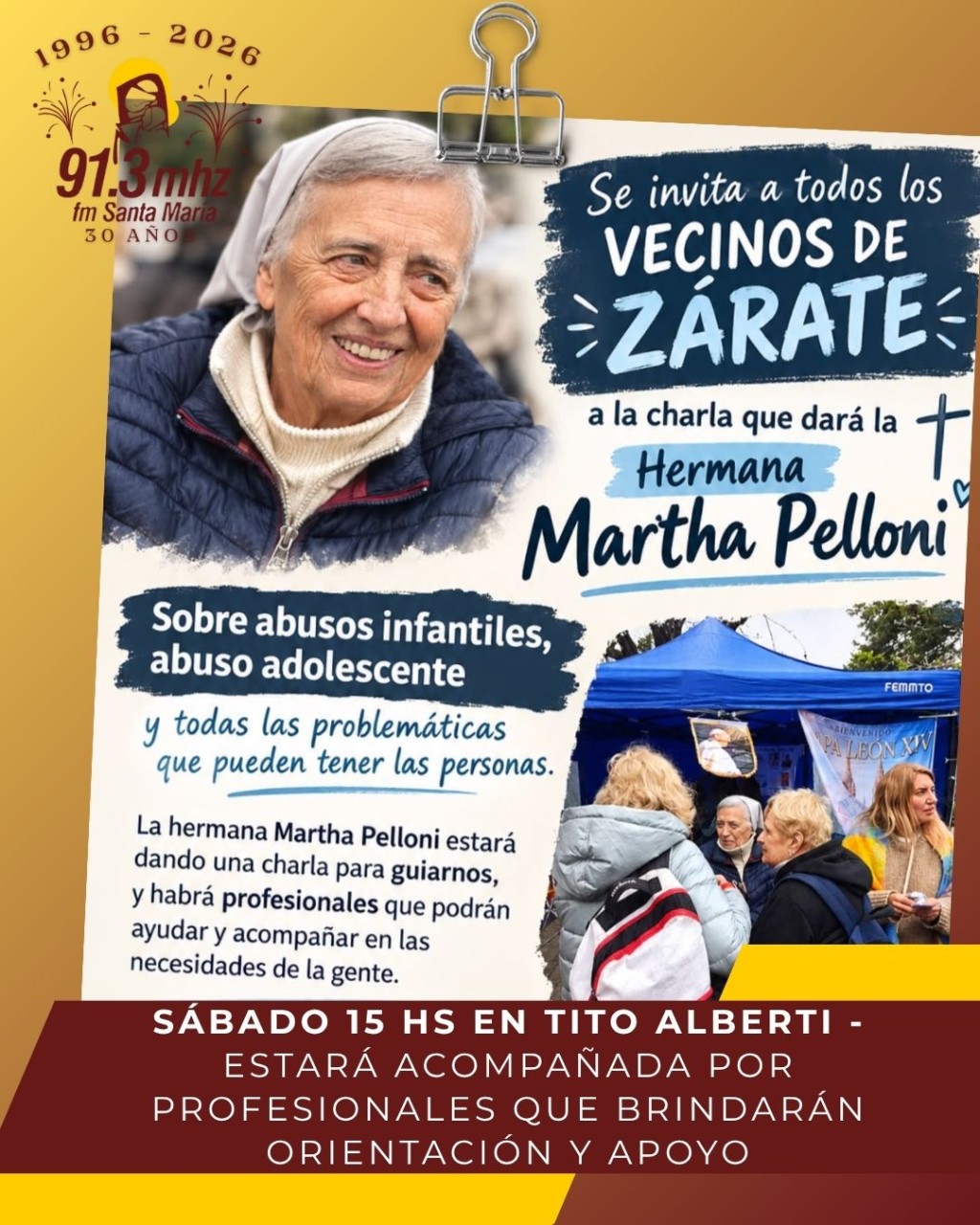LA HERMANA MARTHA PELLONI EN Z&Aacute;RATE