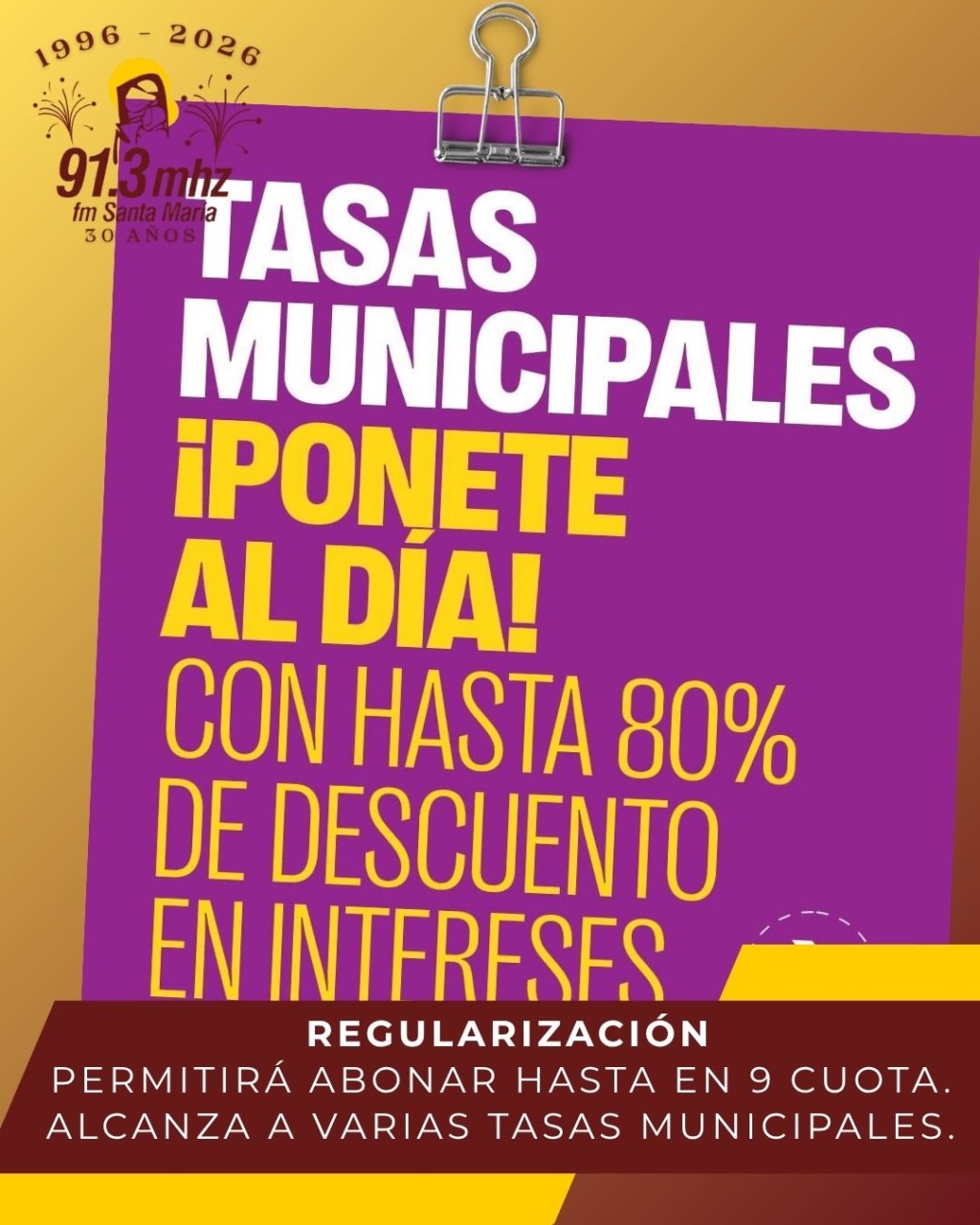 PLAN DE PAGO PARA DEUDAS MUNICIPALES