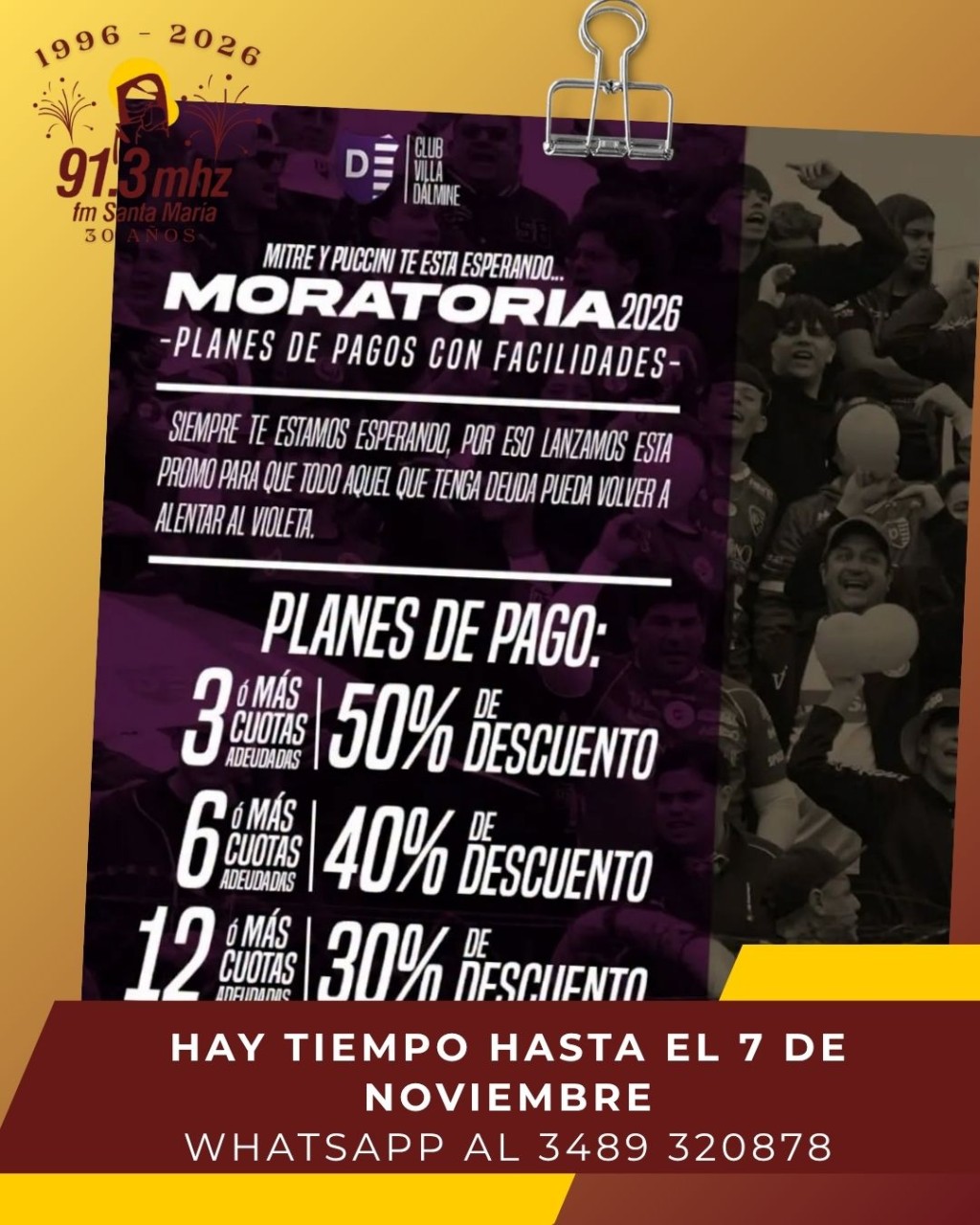 MORATORIA VIOLETA