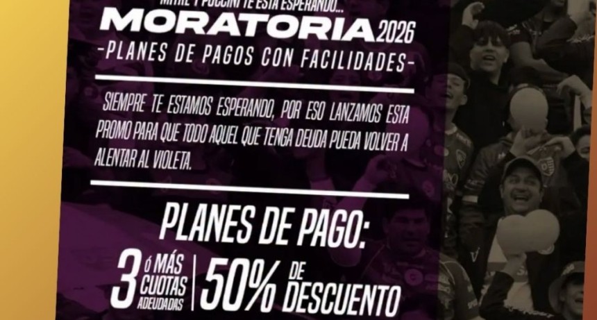 MORATORIA VIOLETA