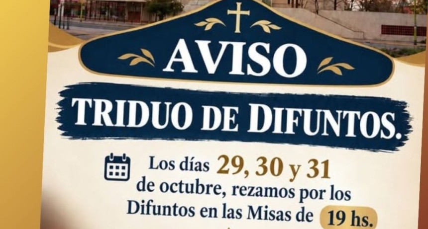 TRIDUO POR LOS FIELES DIFUNTOS