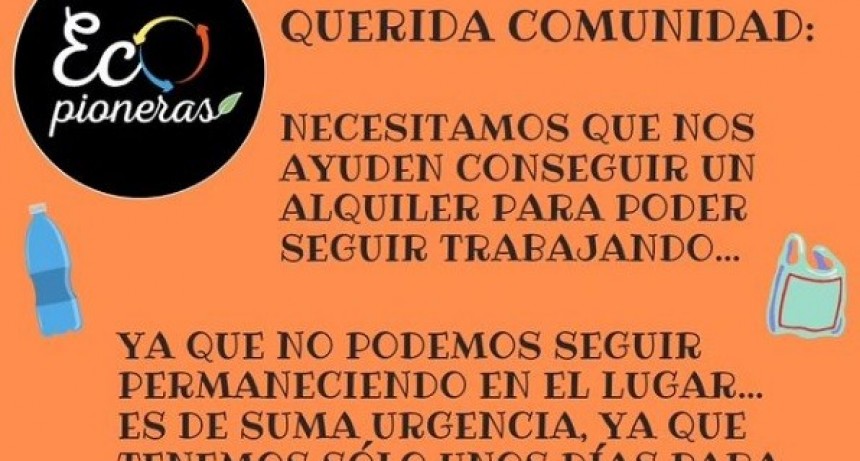LA COOPERATIVA ECOPIONERAS BUSCA NUEVA SEDE