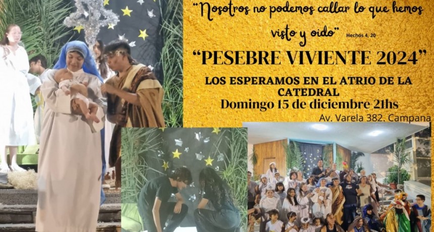 PESEBRE VIVIENTE 2024