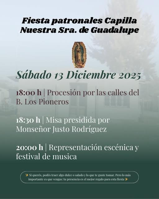 FIESTA PATRONAL DE LA VIRGEN DE GUADALUPE