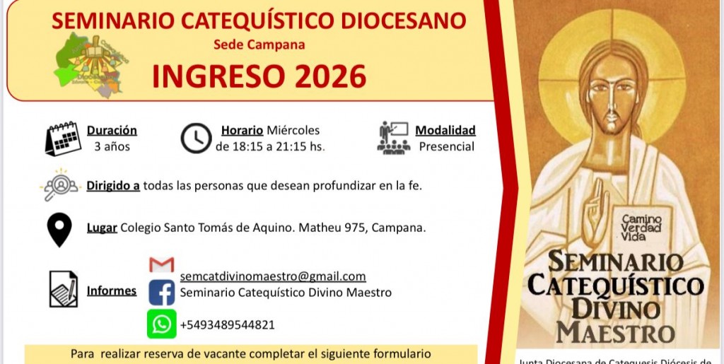SEMINARIO CATEQUÍSTICO 2026